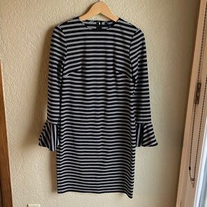 Chaps EUC knit striped dress